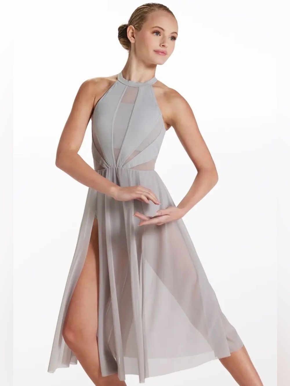 Balera High Neck Halter Lyrical Dress